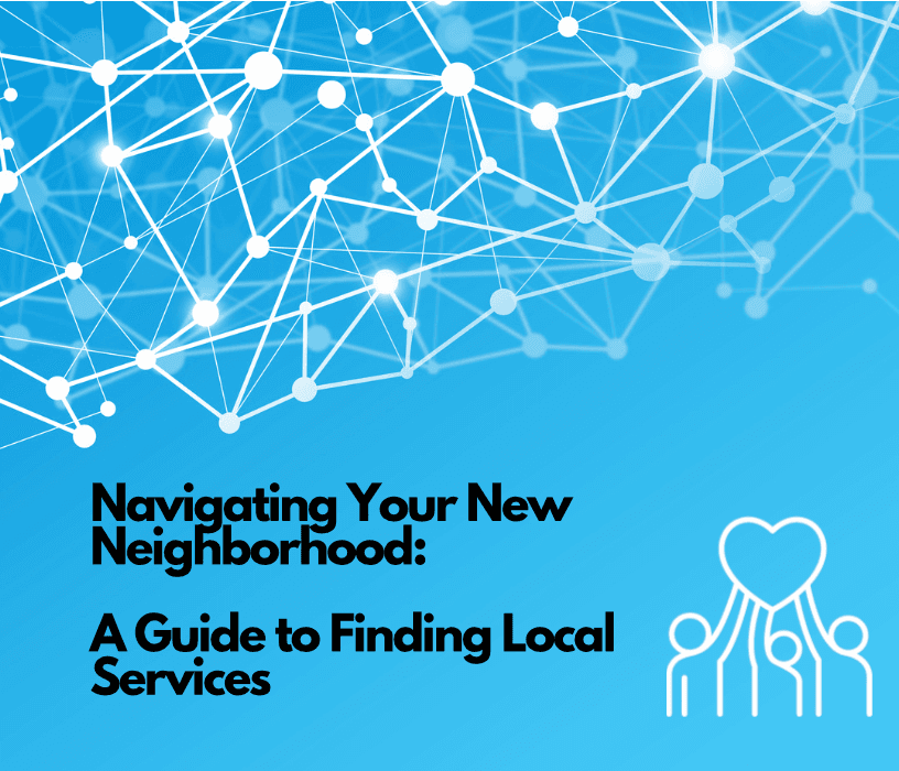 A person walking through a friendly neighborhood street exploring local shops and services